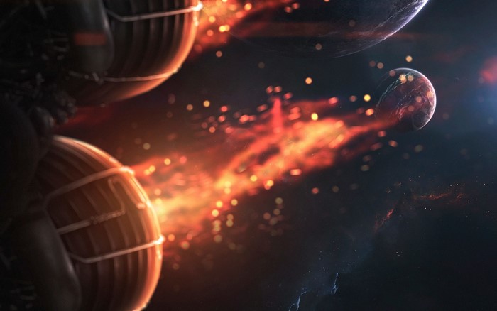 Space art by Vadim Sadovski