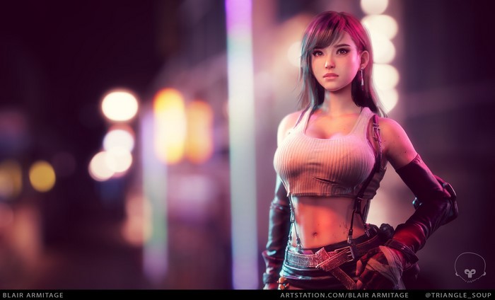 Tifa Lockhart Digital Artwork from Final Fantasy VII