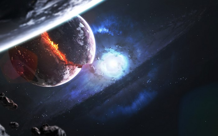 Apocalyptic space art by Vadim Sadovski