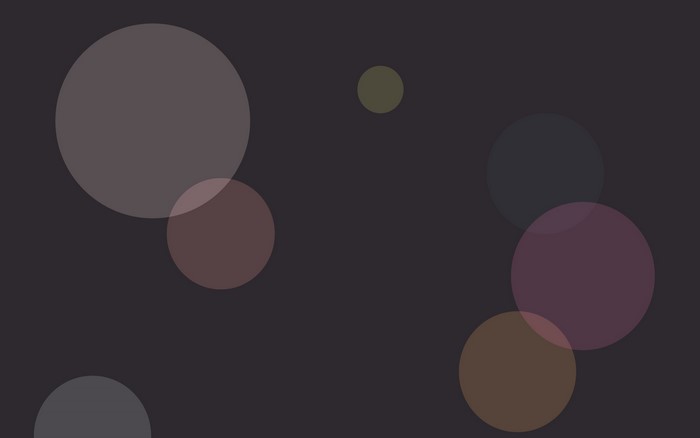 Abstract circles on a dark background
