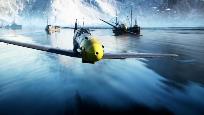 Bf 109 airplane in Battlefield V