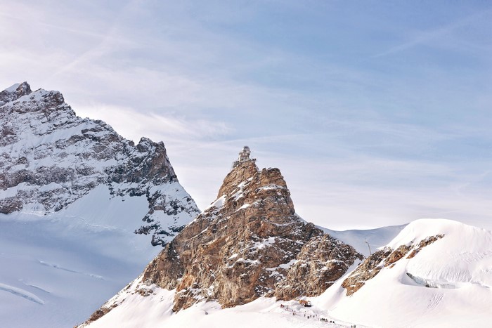 4K Snow Winter Mountains Nature