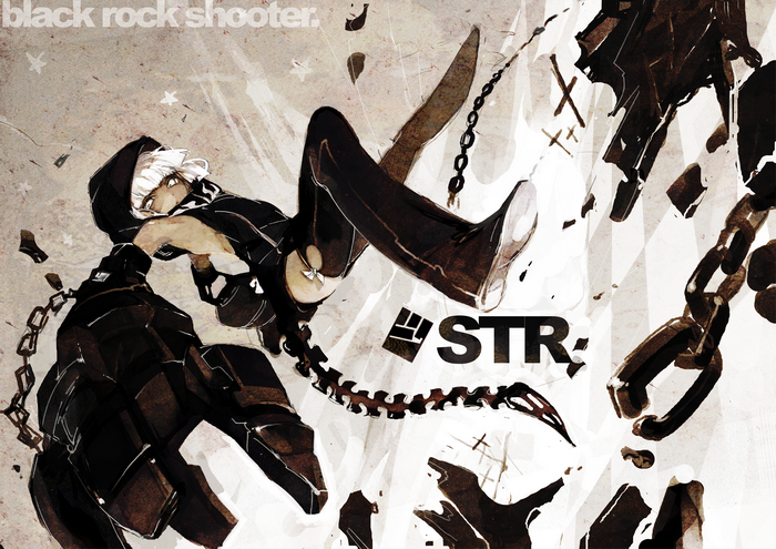 Black Rock Shooter with chains