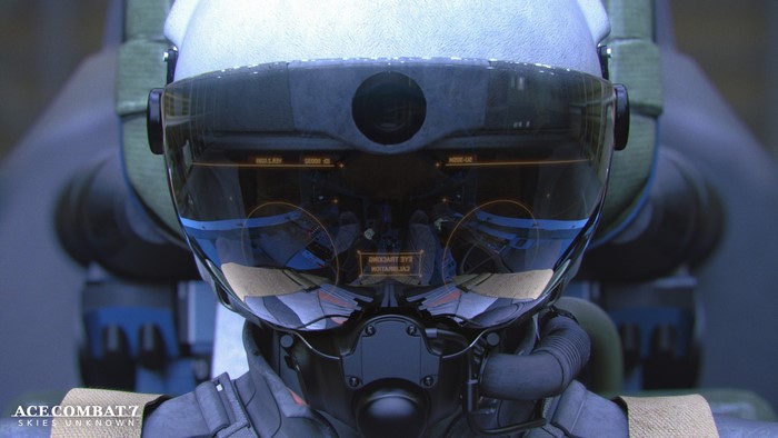 Ace Combat 7: Skies Unknown pilot helmet