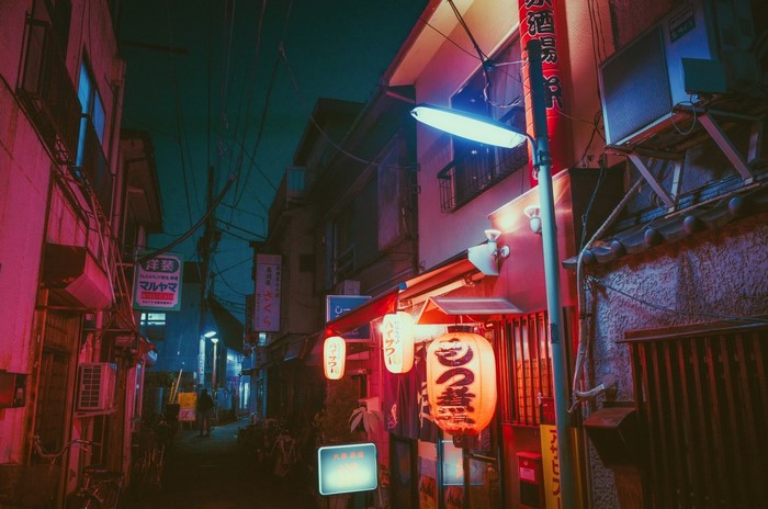 street, urban, Japan, street light, Masashi Wakui, HD Wallpaper | Rare ...