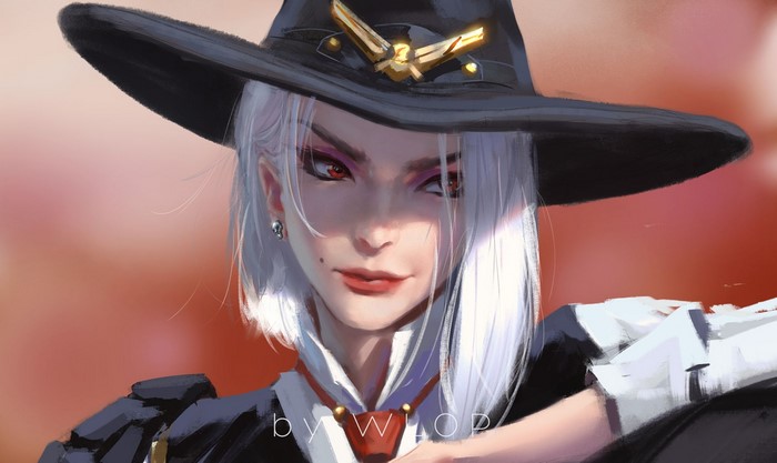 Ashe from Overwatch by WLOP