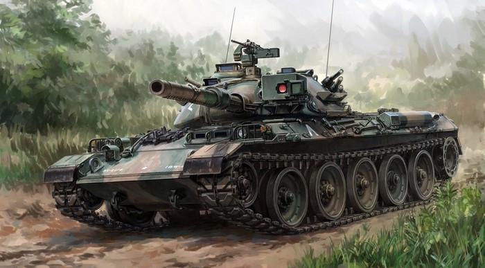 STB-1 Japanese Main Battle Tank Artwork