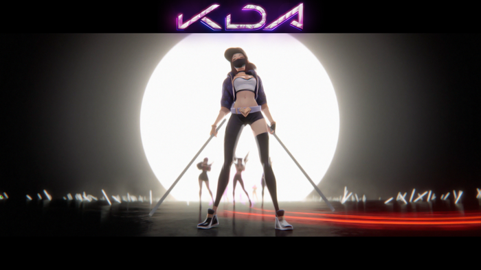 Akali from League of Legends K/DA