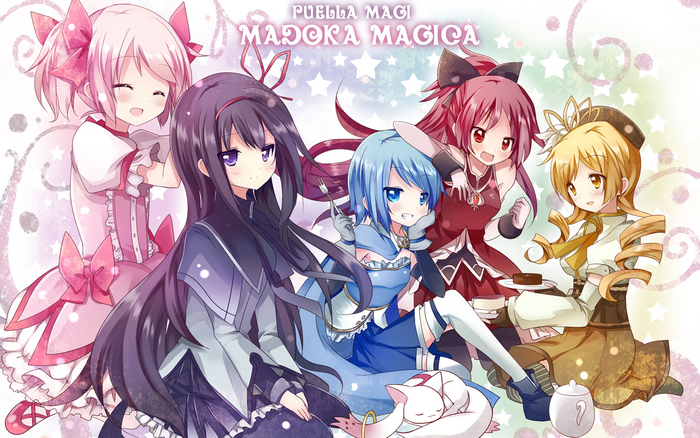 Puella Magi Madoka Magica characters artwork