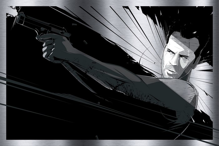 Bruce Willis as John McClane from Die Hard