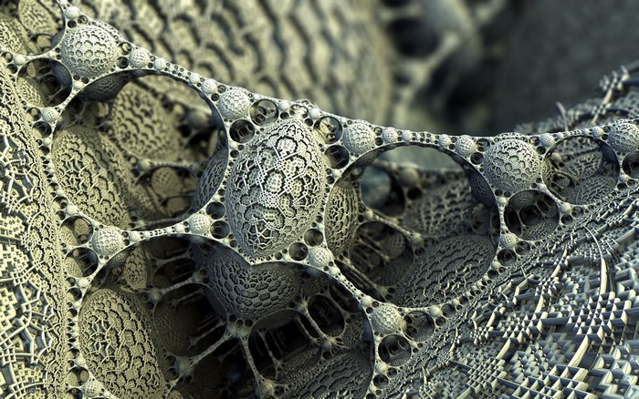 Abstract 3D fractal render artwork