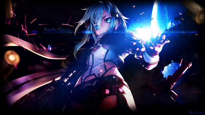 Asada Shino from Sword Art Online