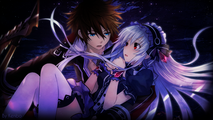 Fairy Fencer F: Couple in the Night Sky