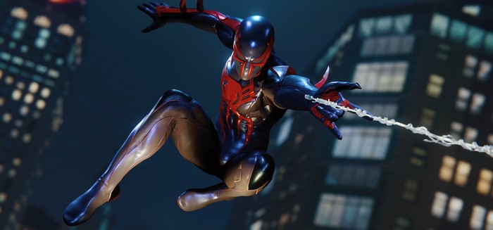 Spider-Man 2099 from Spider-Man (2018) video game