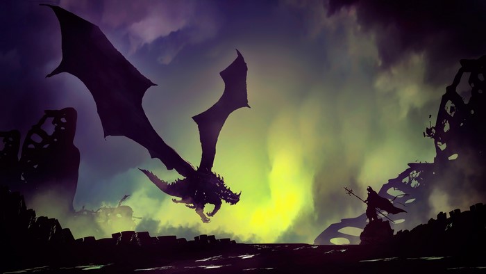 4K Dark Fantasy Dragon Artwork