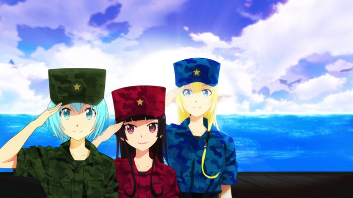 4K Tuka, Rory, and Lelei from Gate