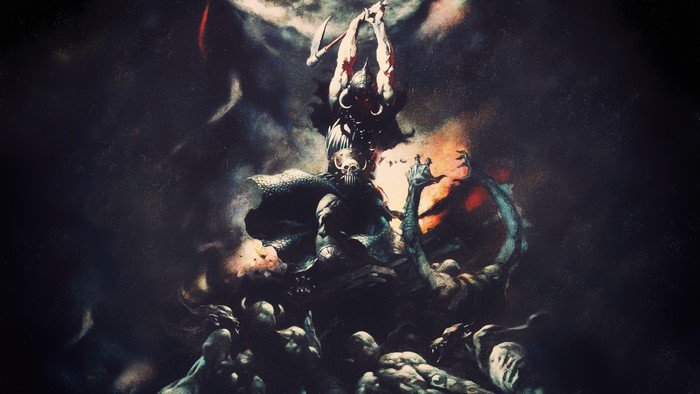 4K artwork by Frank Frazetta