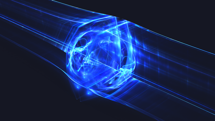 4K Abstract Blue Fractal