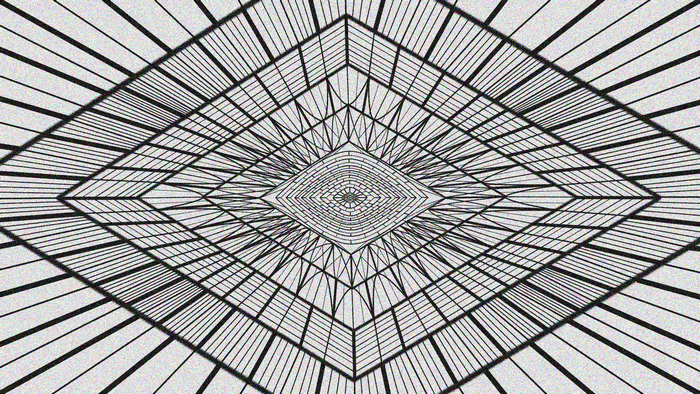 Abstract geometric pattern with rhombus and triangles