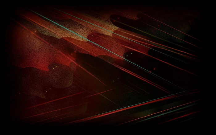 Oxenfree video game abstract art