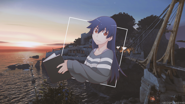 4K Kanbaru Suruga from Monogatari Series