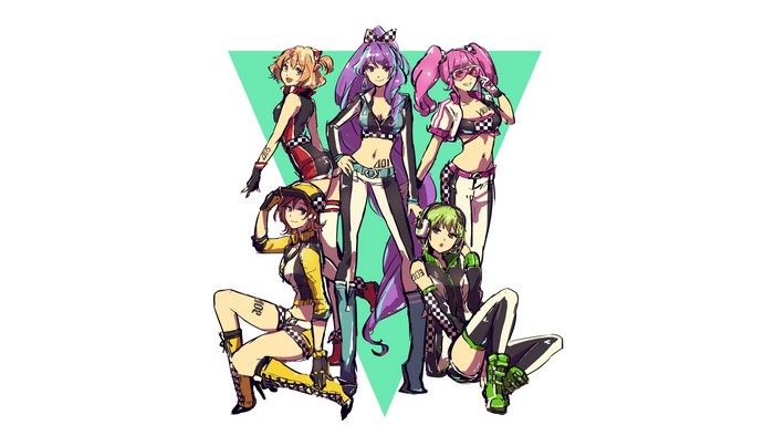 Walküre anime girls in racing outfits