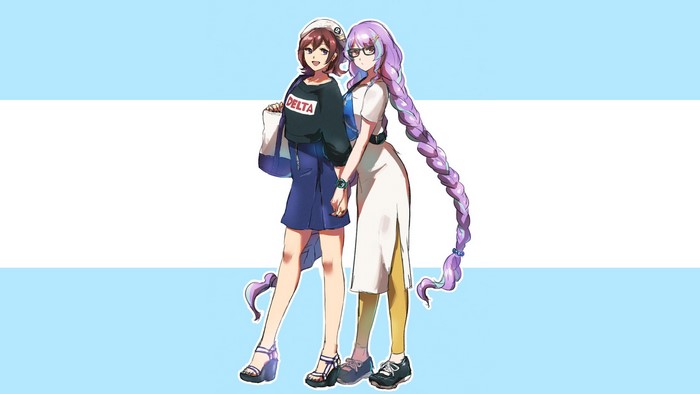 Mikumo Guynemer and Kaname Buccaneer from Macross Delta