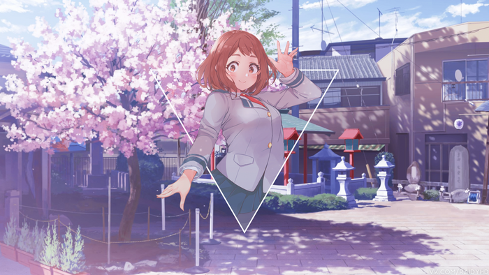 4K Uraraka Ochako from Boku no Hero Academia