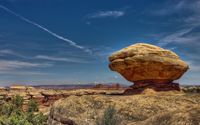 Mushroom Rock Formation in Canyonlands National Park