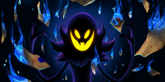 The Conductor from A Hat in Time with burning contracts