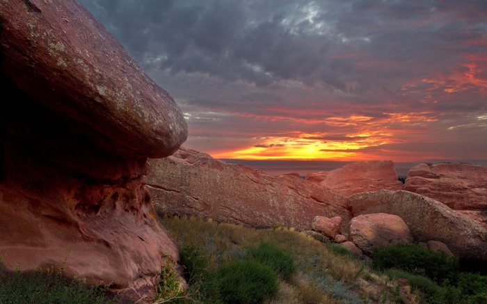 Red Rocks at Sunset