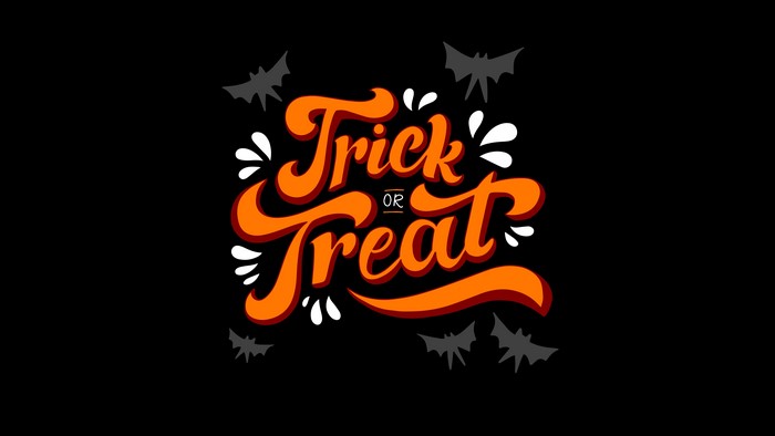 Trick or Treat Halloween Typography