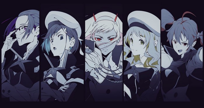 Characters from Darling in the FranXX collage