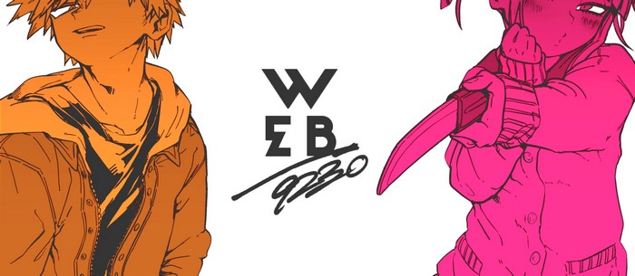 Himiko Toga and Katsuki Bakugo from Boku no Hero Academia