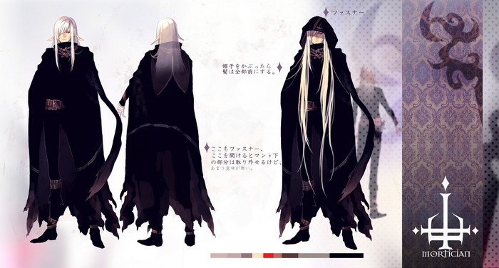 Mortician character concept art
