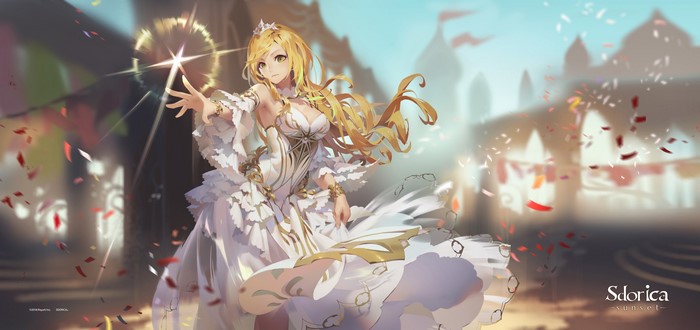 Sdorica Sunset: Fantasy Girl with Blonde Hair