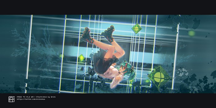 Hatsune Miku Free to Fly