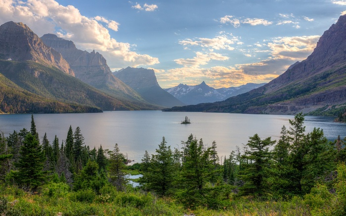 Wild Goose Island on Saint Mary Lake, Glacier National Park