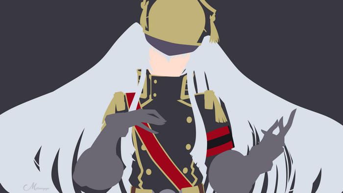 Altair from Re:CREATORS minimalist anime art