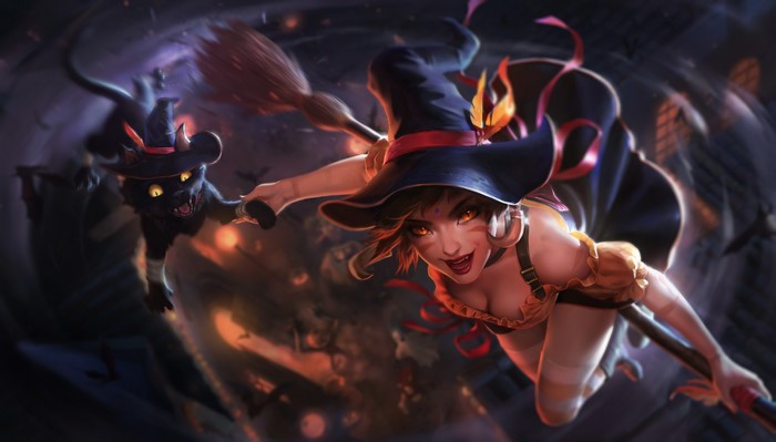 Janna from League of Legends Halloween Witch