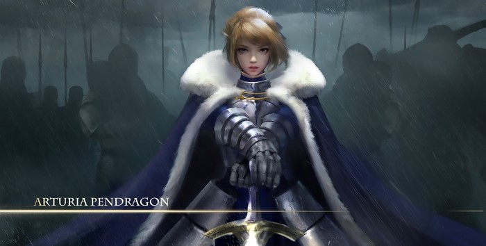 Artoria Pendragon from Fate Series