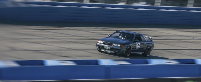 Nissan Skyline R32 GTR on a Race Track