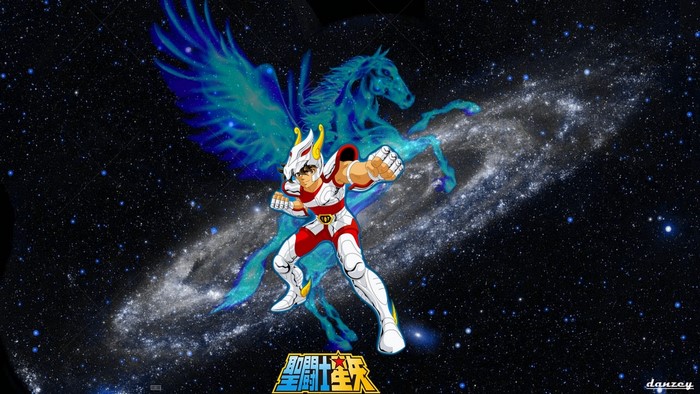 Pegasus Saint Seiya Anime Space Scene