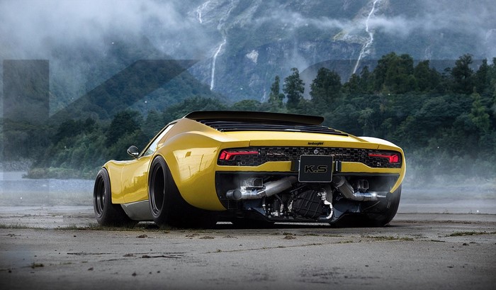 Khyzyl Saleem's Widebody Lamborghini Miura Render