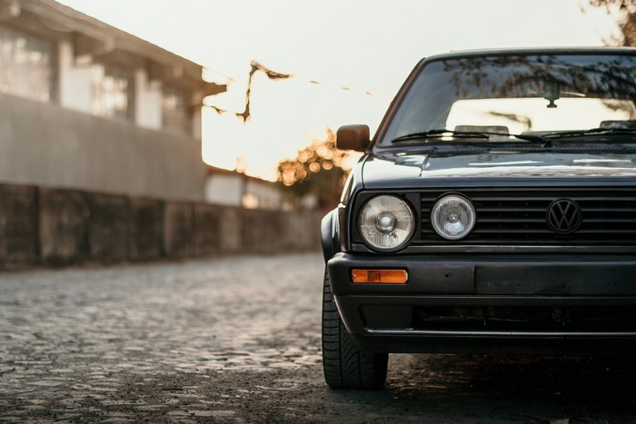 Volkswagen Golf Mk2 frontal view