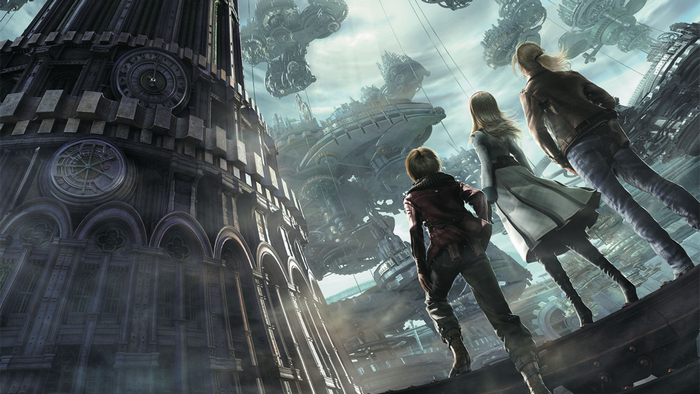 Resonance of Fate Characters in a Steampunk City