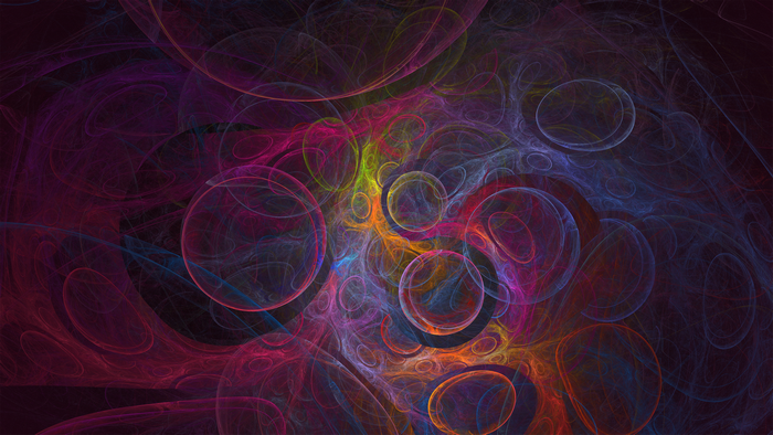 4K Colorful Fractal Abstract Psychedelic Digital Art