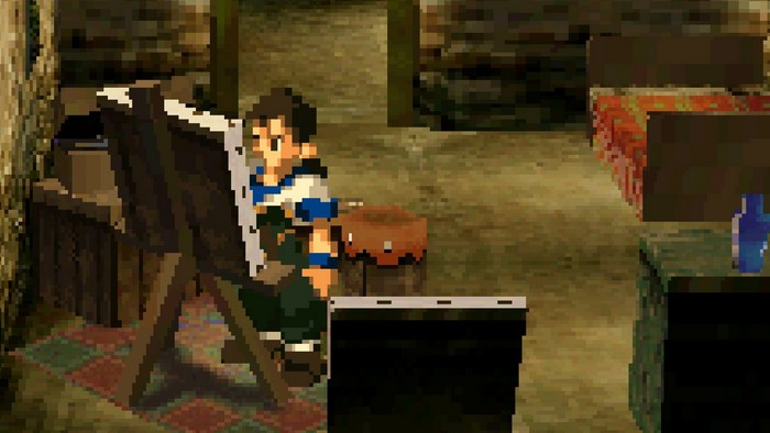 Fei Fong Wong from Xenogears painting