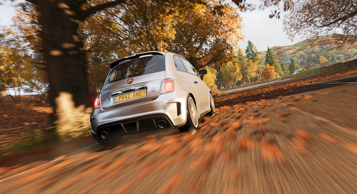 Abarth 695 Biposto from Forza Horizon 4 in Fall