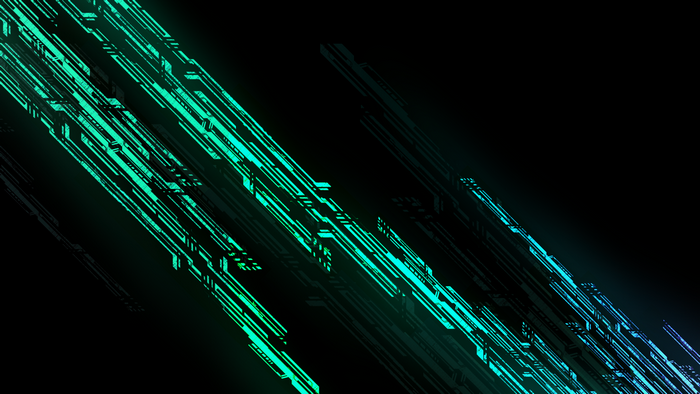 Abstract futuristic digital circuit board pattern